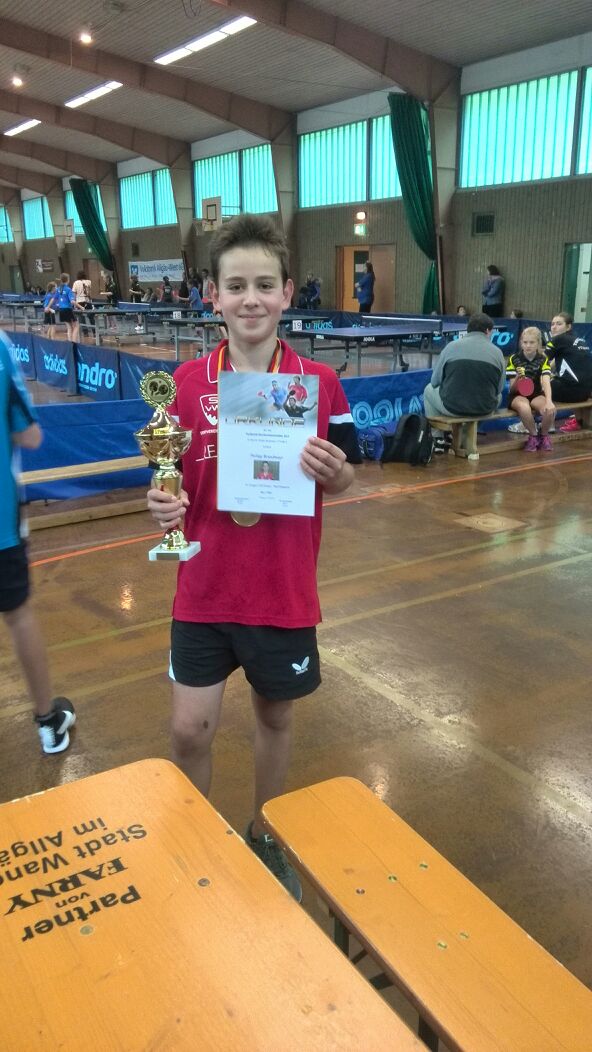 Philipp Brandymayer - Bezirksmeister U15