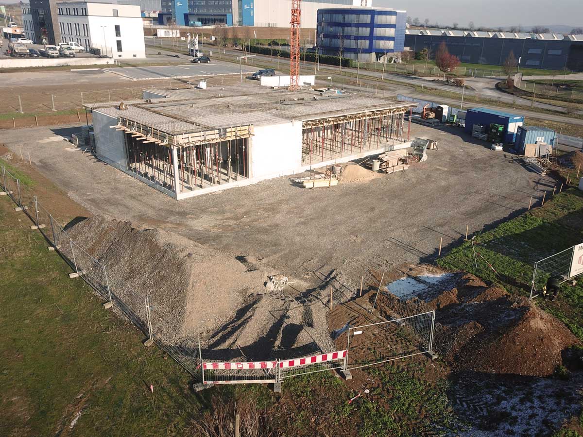 Weimers Genuswelt – Neubau aus der Luft