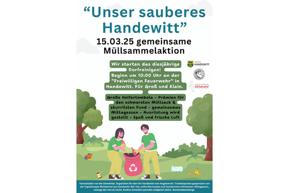 Dorfreinigen am 15.03.2025 in Handewitt