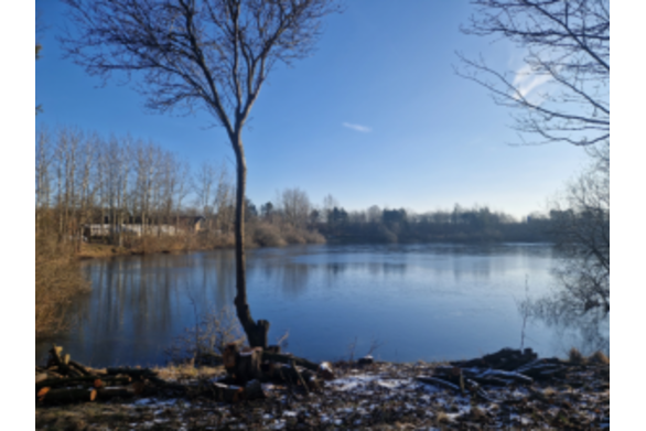 Neuer Angelplatz am Baggersee
