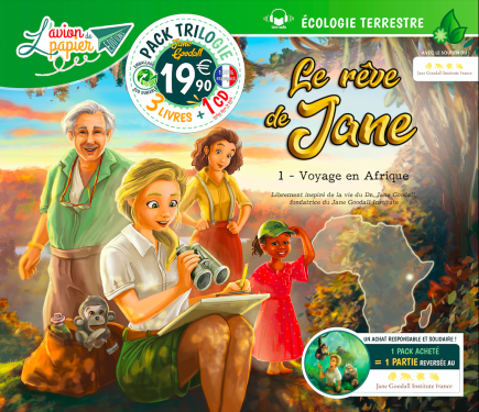 LE REVE DE JANE - 3 LIVRES + 1 CD - Livres Papier & Audio Jeunesse pour les 3 à 11 ans (2020)