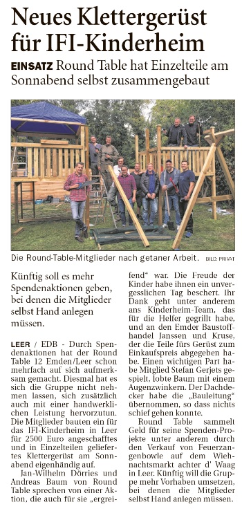 Quelle: Ostfriesen-Zeitung vom 18.09.2018, S. 17 Quelle: Ostfriesen-Zeitung vom 18.09.2018, S. 17