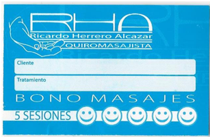 Bono 5 sesiones Masaje Standard
