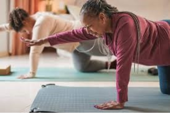 image of people exercising