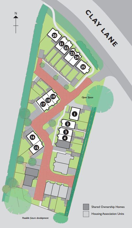 the oaks chichester buy-to-let siteplan