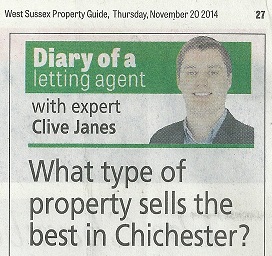 Chichester Property Newspaper cutting