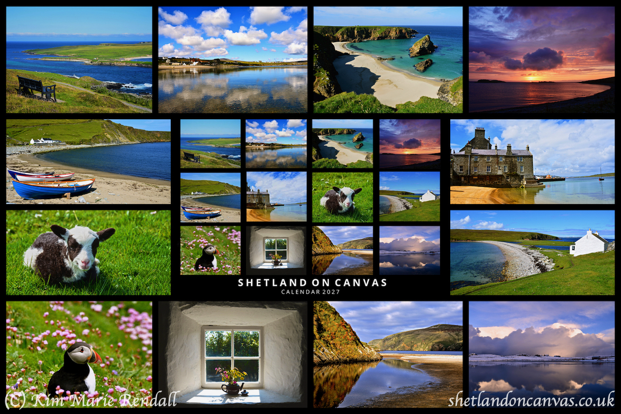 Shetland on Canvas Calendar 2027