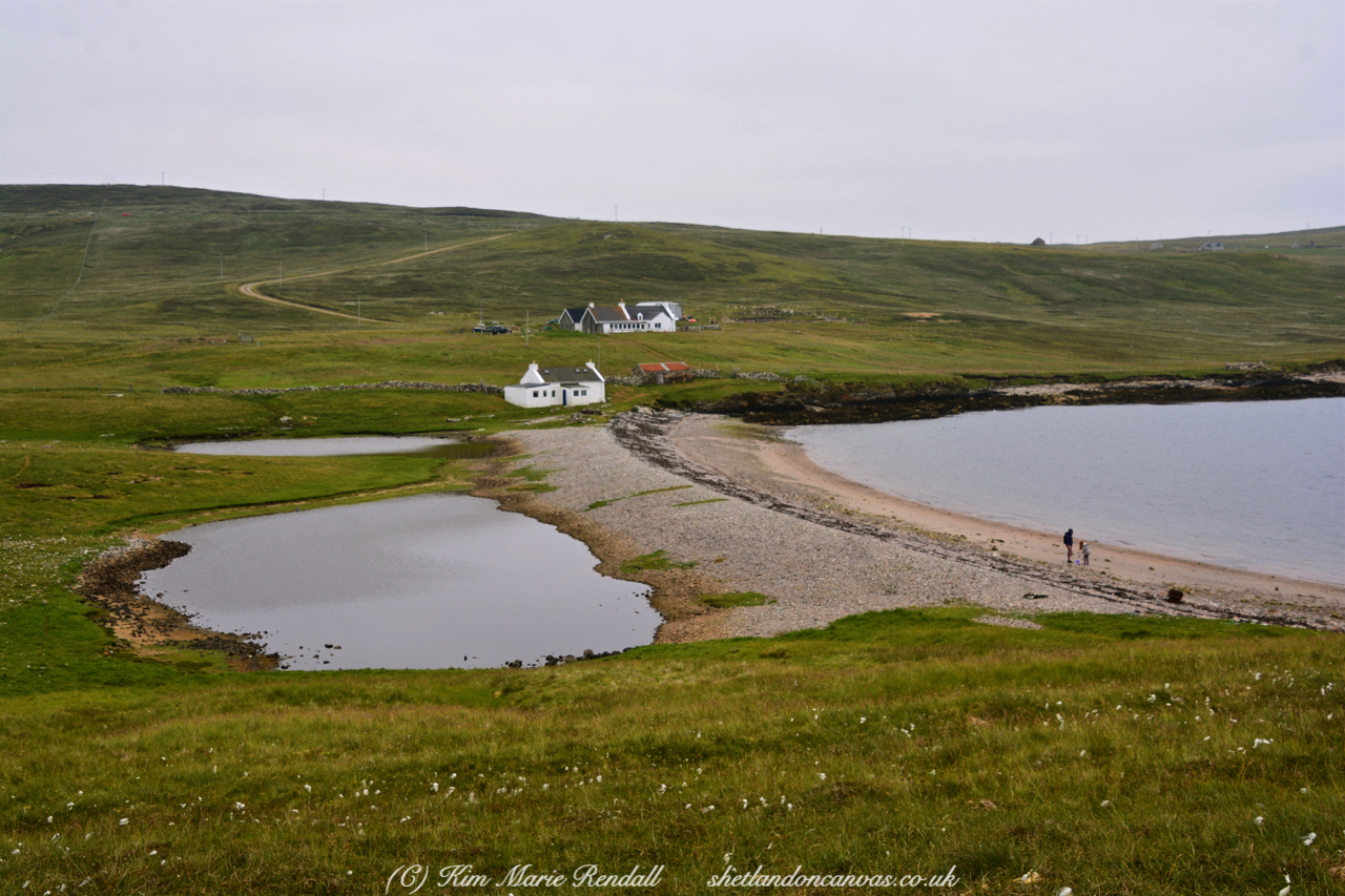 Peaceful Day at Ness of Sound Beach, West Yell 