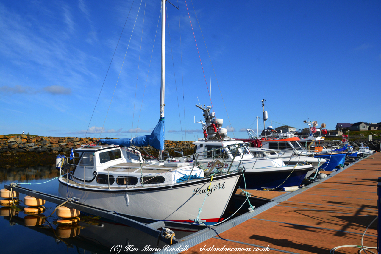 Boats at Hamnavoe Marina, Burra Isle (6)