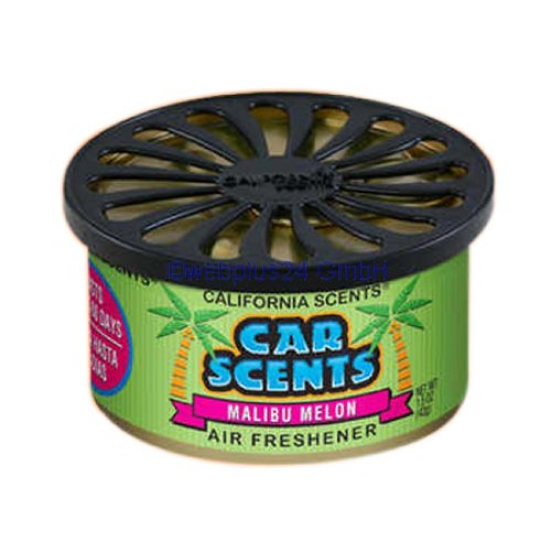 California Car Scents Duftdose für das Auto. Duftrichtung: Malibu Melon (Melone)