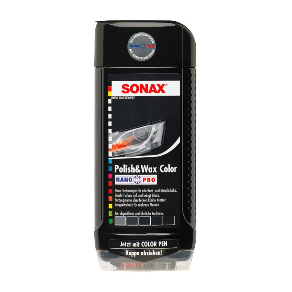 SONAX Polish & Wax Color NanoPro schwarz 500 ml 296 100