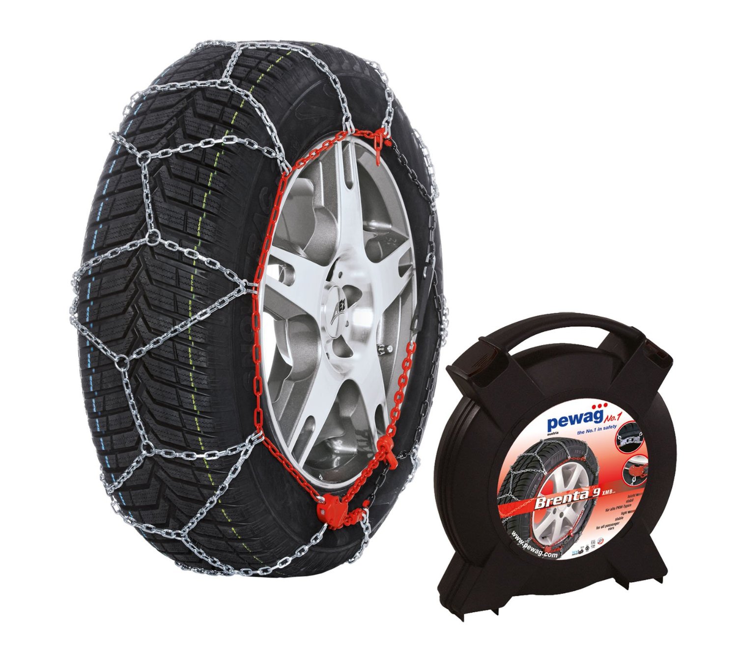 Pewag Schneeketten 58575 BRENTA 9 XMB 73, 2 Stück