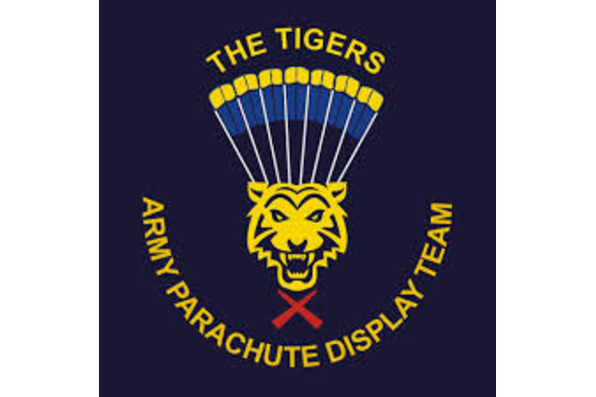 The Tigers Army Parachute Display Team Logo