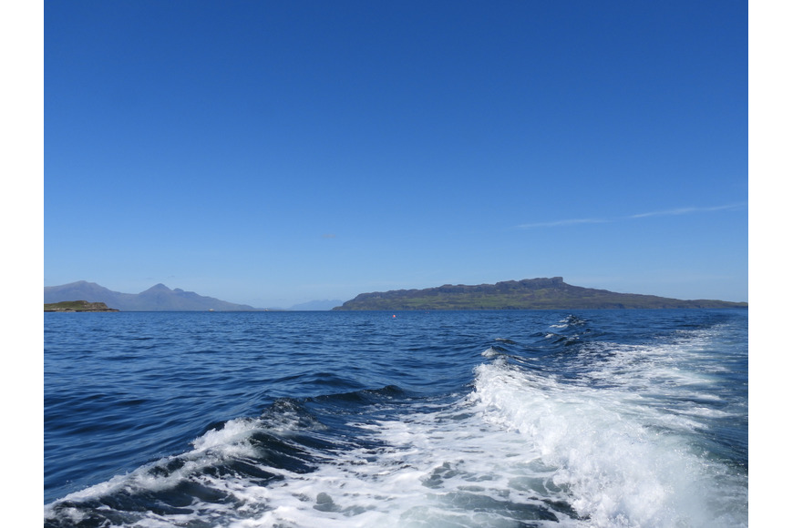 Islands over seascape
