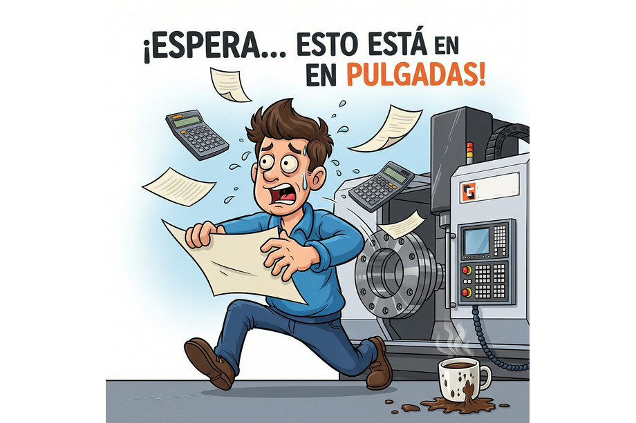 mm vs pulgadas