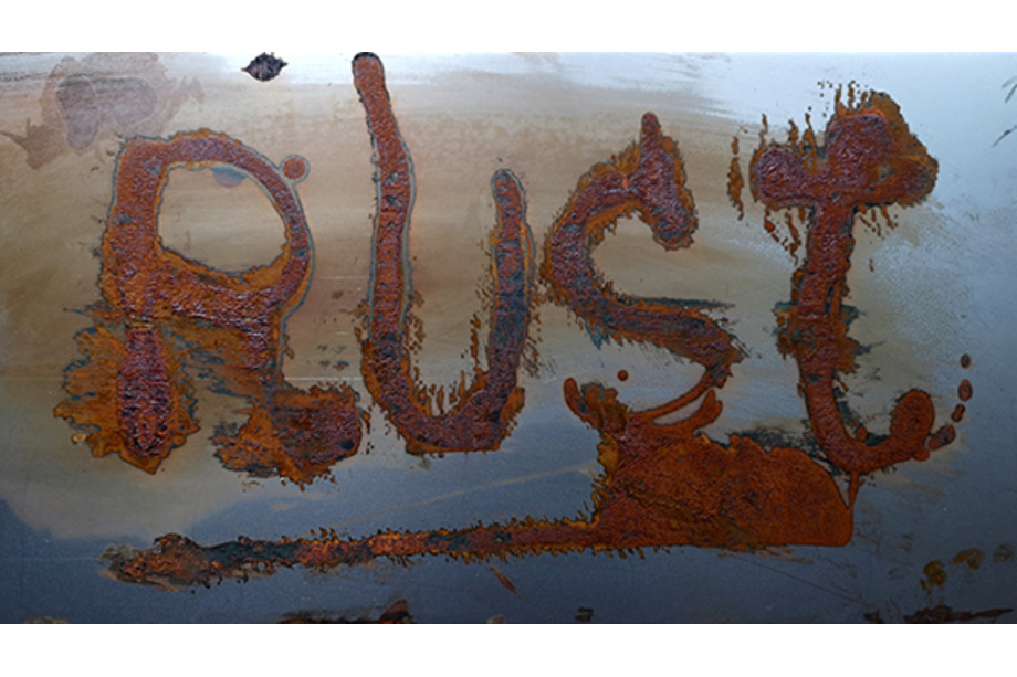 the word rust formed by rust