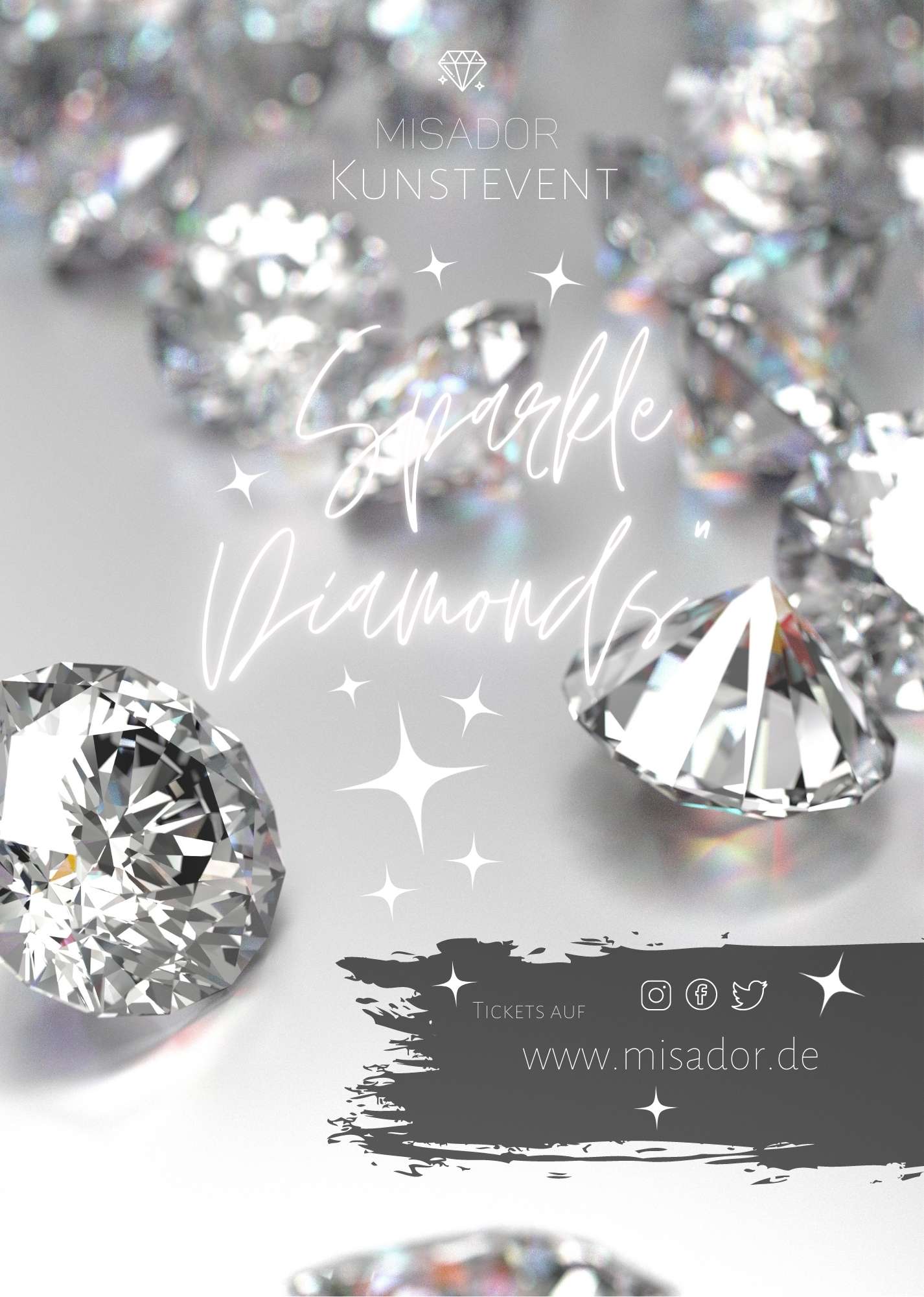 KUNSTEVENT MISADOR "Sparkling Diamonds" - Termin 31.03.2022, 19:00 Uhr