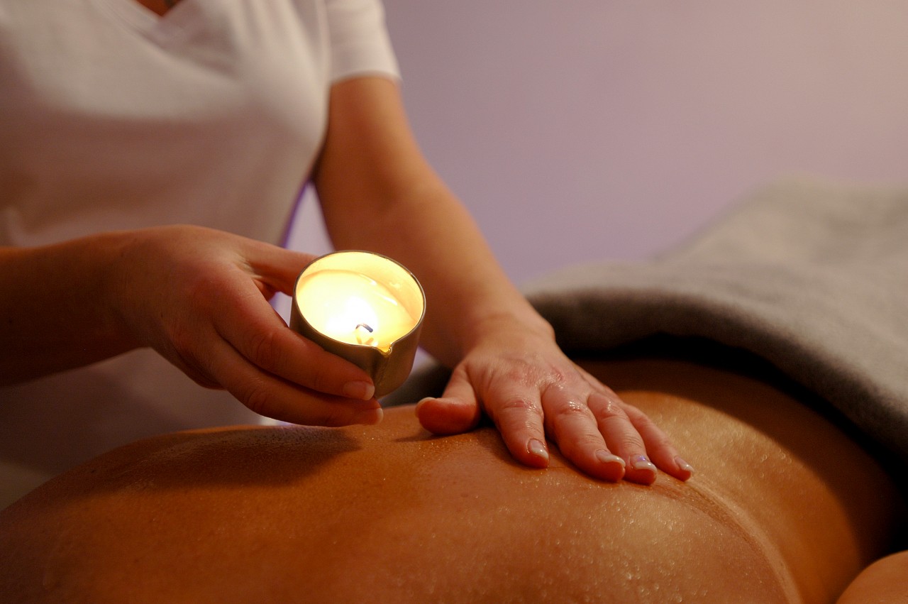 Aroma Öl Kerzen Massage