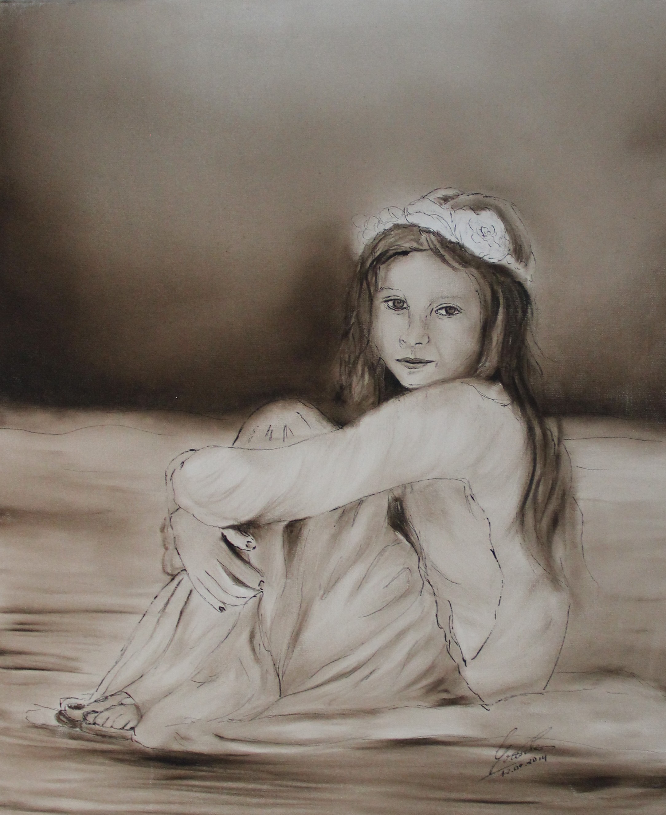 Mädchen auf der Straße