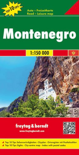 Montenegro Landkarte 1:150 000