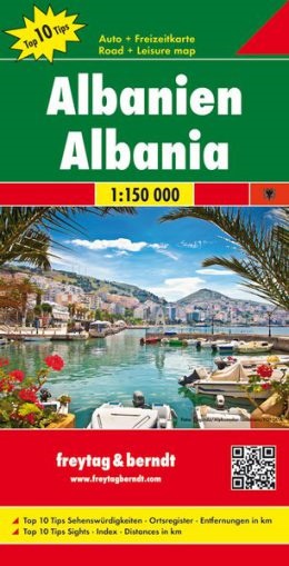 Albanien Landkarte 1:150 000 einzeln