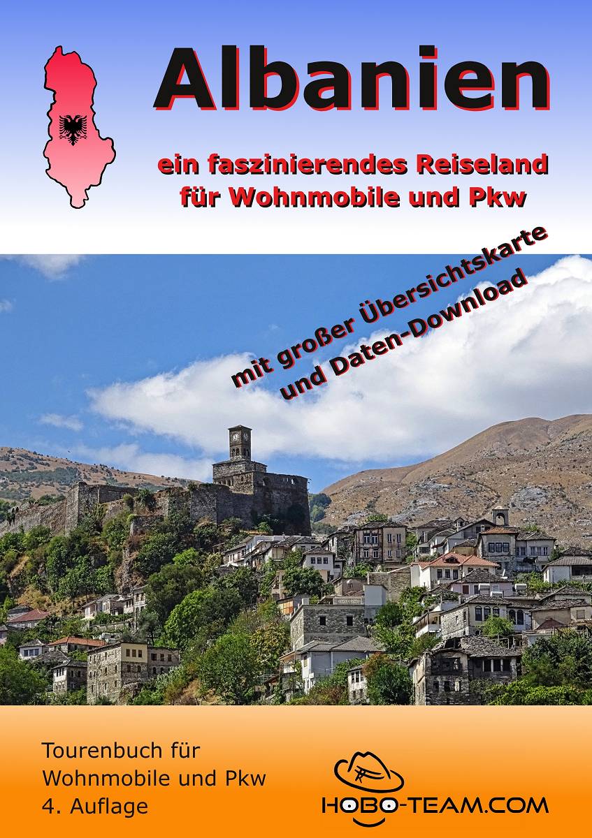 Albanien Tourenbuch für Wohnmobile ----- LIEFERLAND DEUTSCHLAND