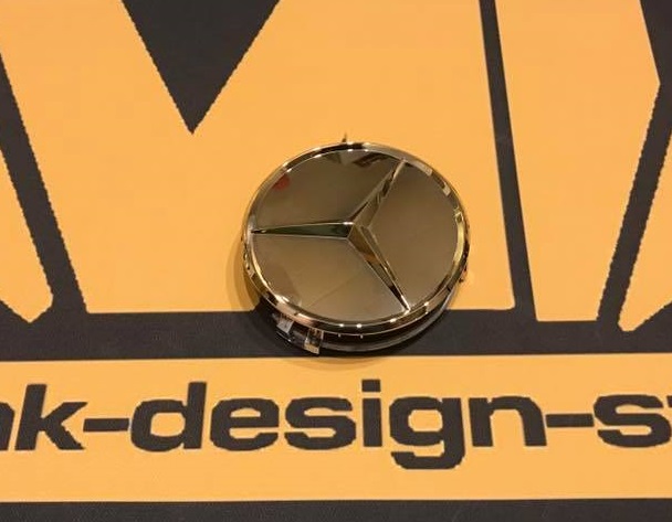  Mercedes Nabendeckel Gold