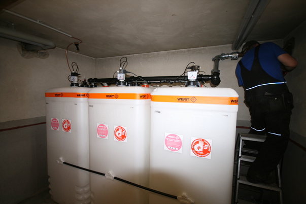 Neutankanlage für Heizöl
