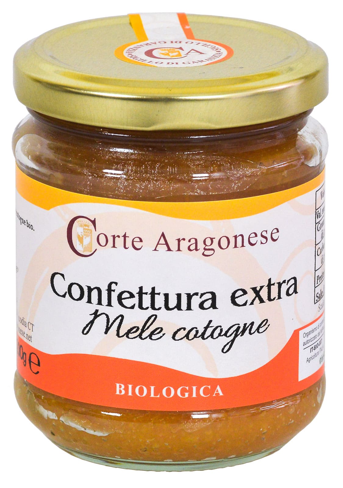 Marmellata extra di Mela Cotogna Bio 200 g.
