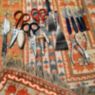 Handmade rug repair tools and knives