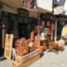 Traditional wood craft shop in Ankara