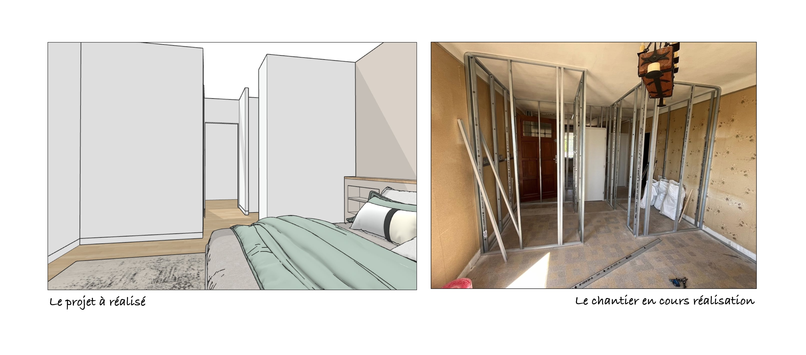 Archittecte cloisonement travaux