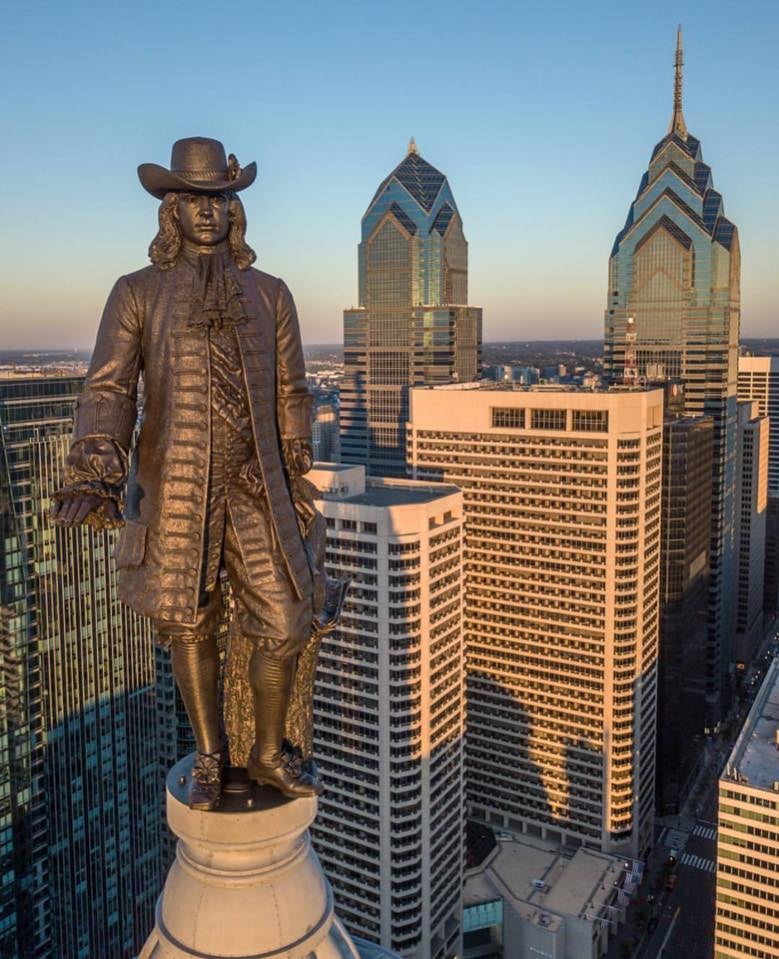 Statue William Penn Philadelphie