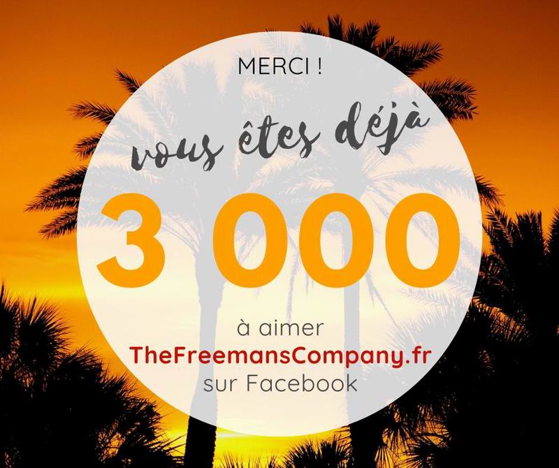 3000 fans sur facebook thefreemanscompany.fr