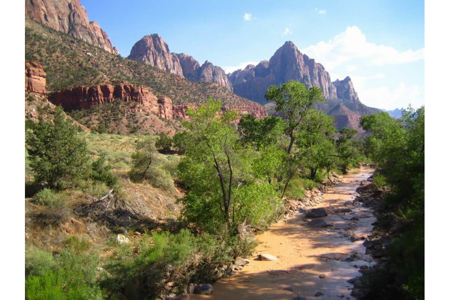 Zion national park utah virgin river