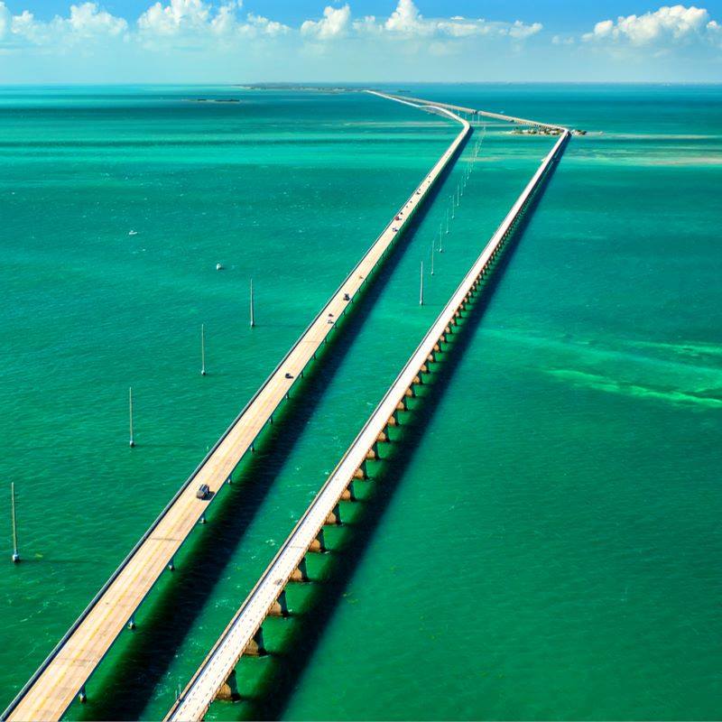 seven miles bridge en floride
