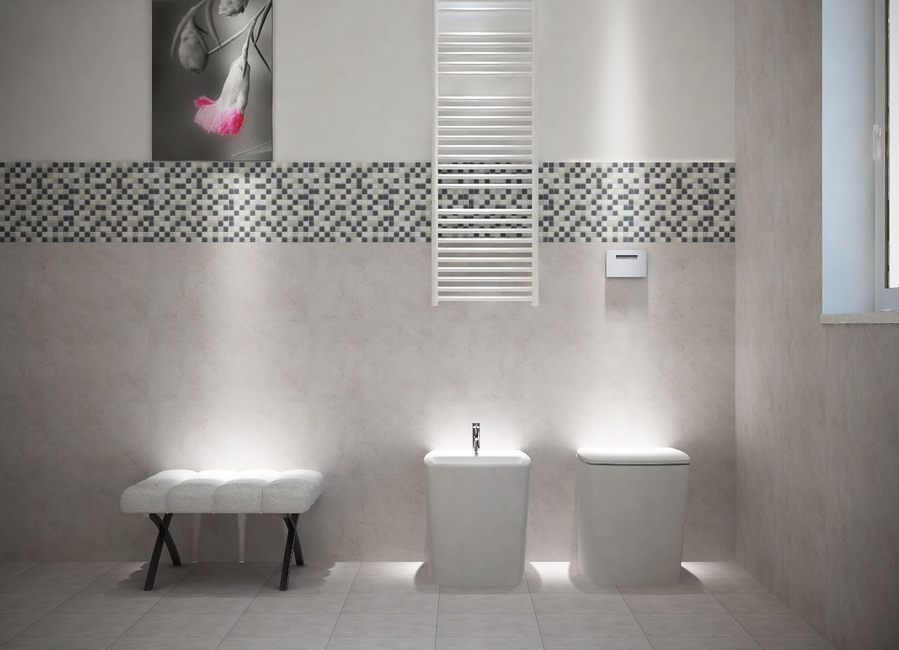 Piastrella Loft 20 x 50 grigio