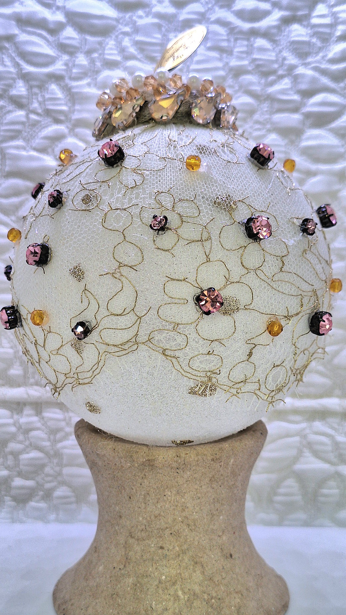 Hand-decorated Christmas ball