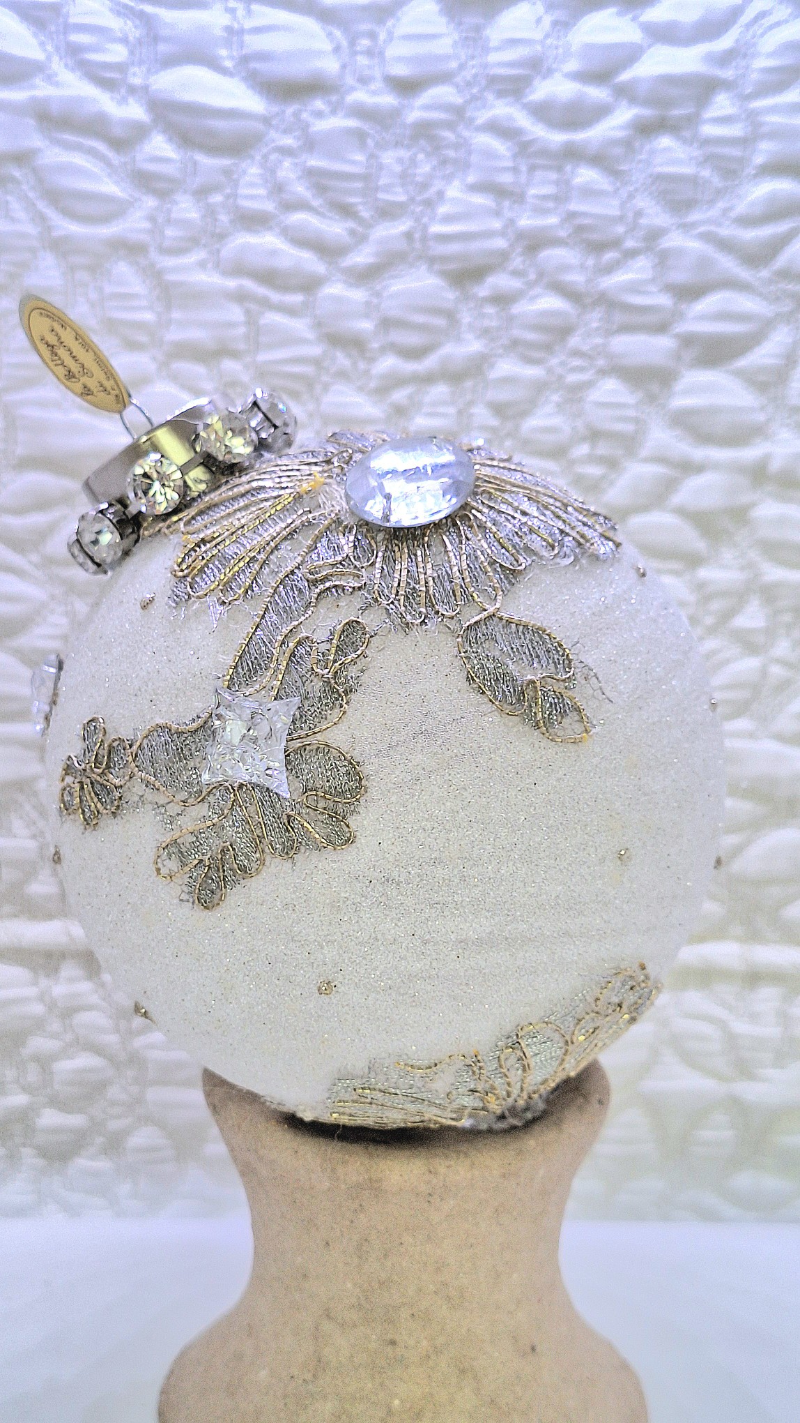 Hand-decorated Christmas ball