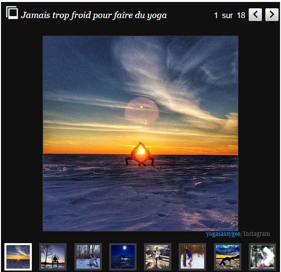 yoga dans le froid