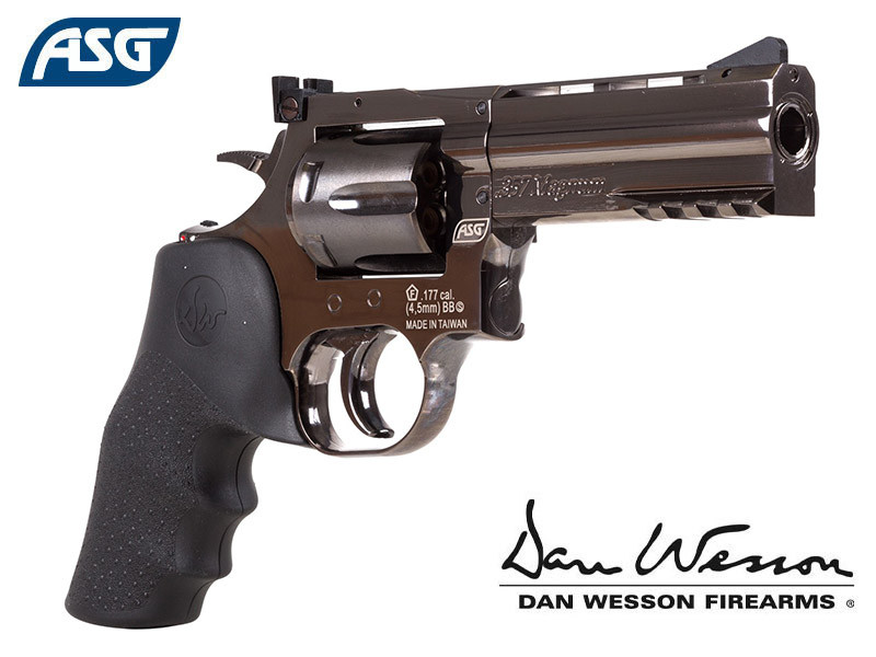 ASG Dan Wesson 715 4" Steel Grey BB CO2 Revolver