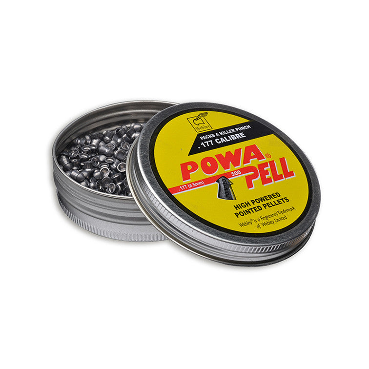 WEBLEY .22 power pell  AIR RIFLE PELLETS