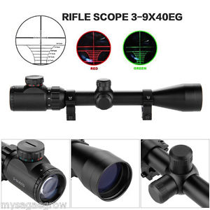Milbro 3-9x40EG Red Green Illuminated Air Rifle scope