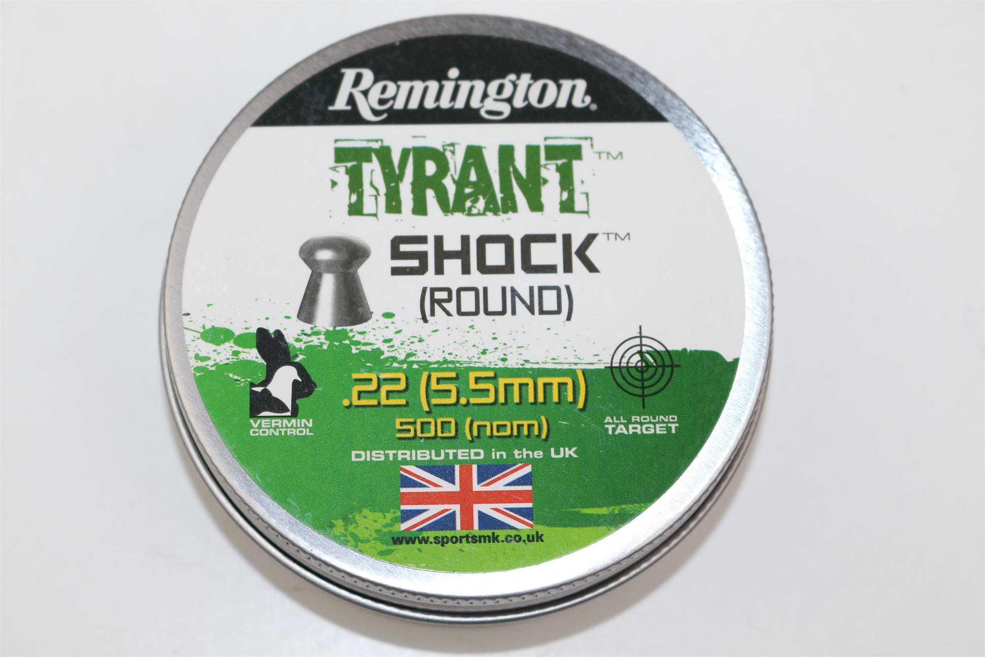 Remington Tyrant Shock Round .22 Pellets