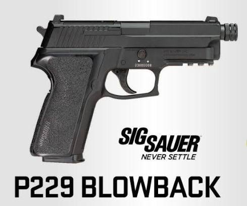 Sig Sauer P229 Black - .177 Pellet CO2 Air Pistol