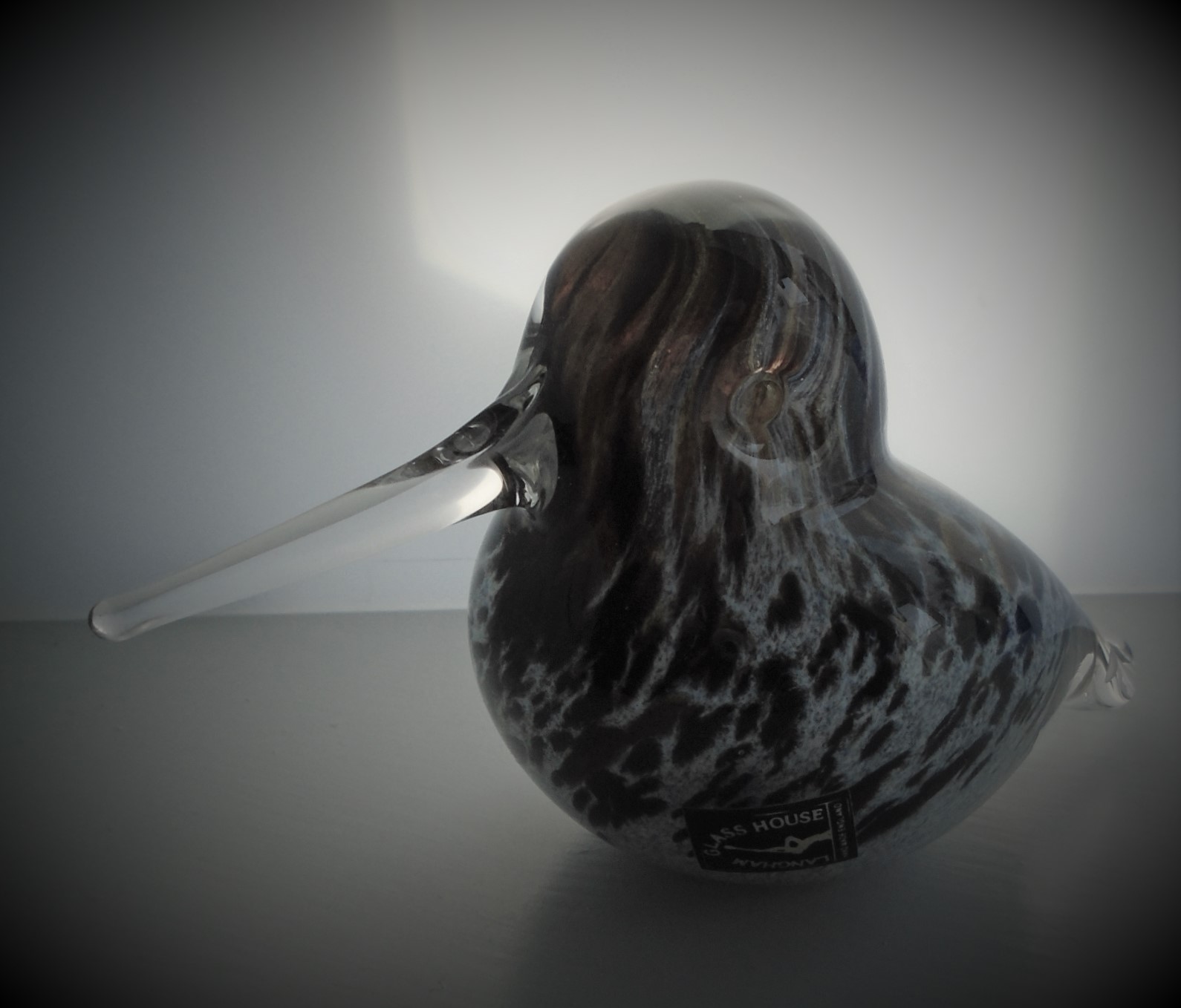 Stunning example of the smaller version of a  Langham Glass Woodcock from the “Birds of a Feather Range”.