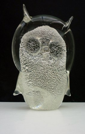 Murano Stylised Owl Figurine