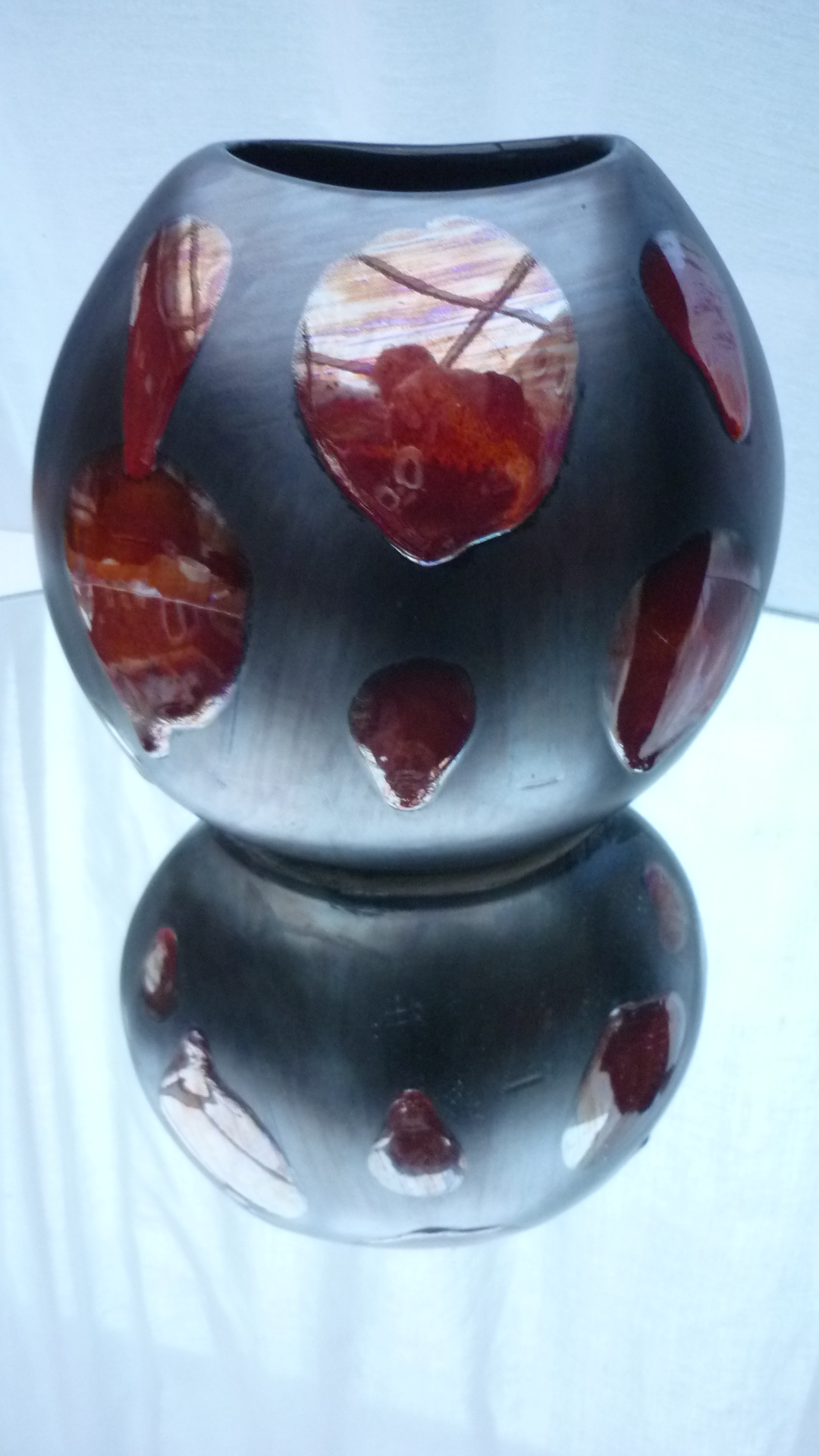 A Poole Pottery “Galaxy” small Purse vase.