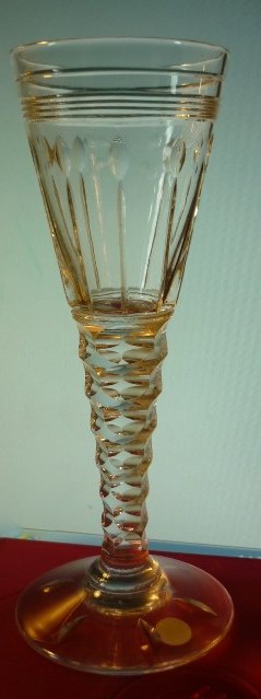 Vintage Stuart “Oleta” pattern liqueur glass