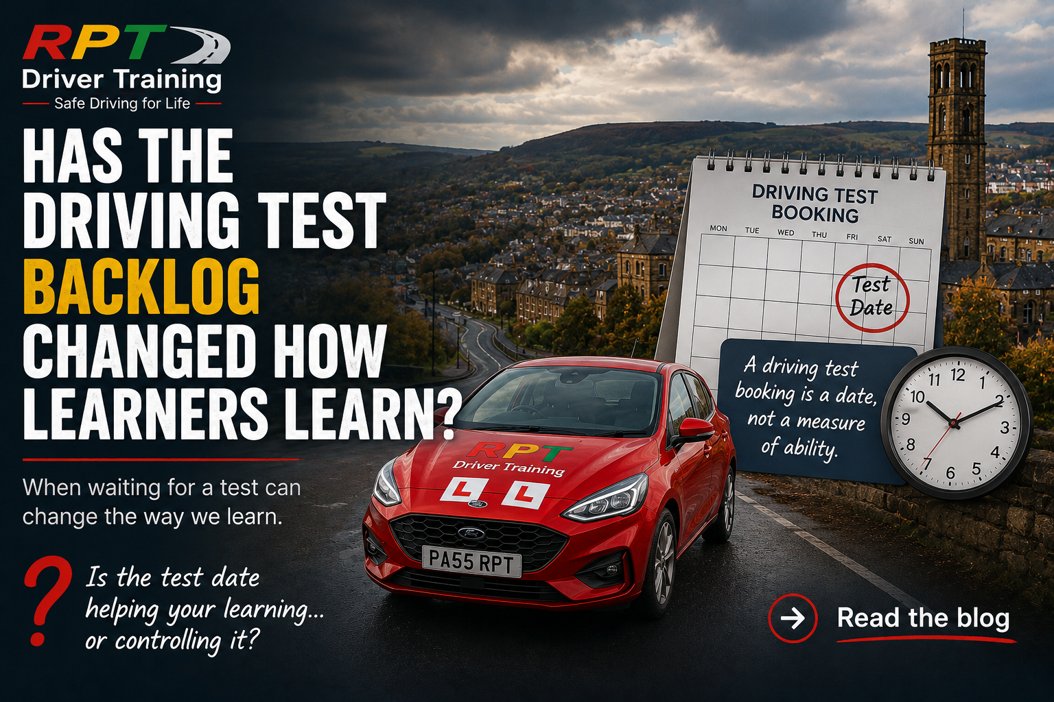 Blog header image for RPT Driver Training showing 